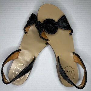 Jack Rogers Black and Tan Women's Sandals